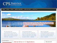 Tablet Screenshot of cpspakistan.org